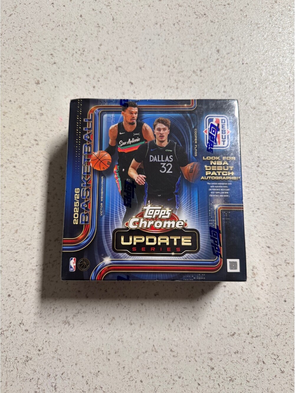2025-26 TOPPS CHROME UPDATE Basketball Mega Box SEALED